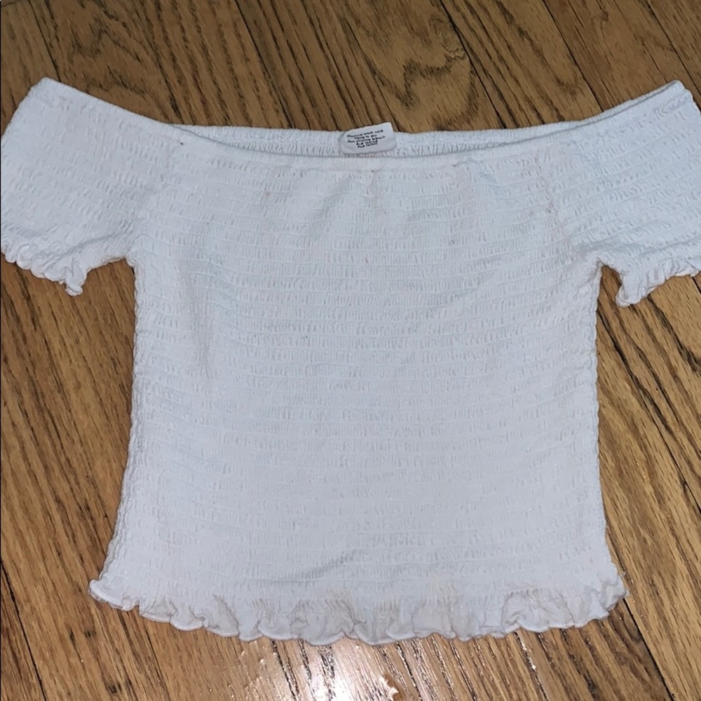 Off the shoulder crop top
